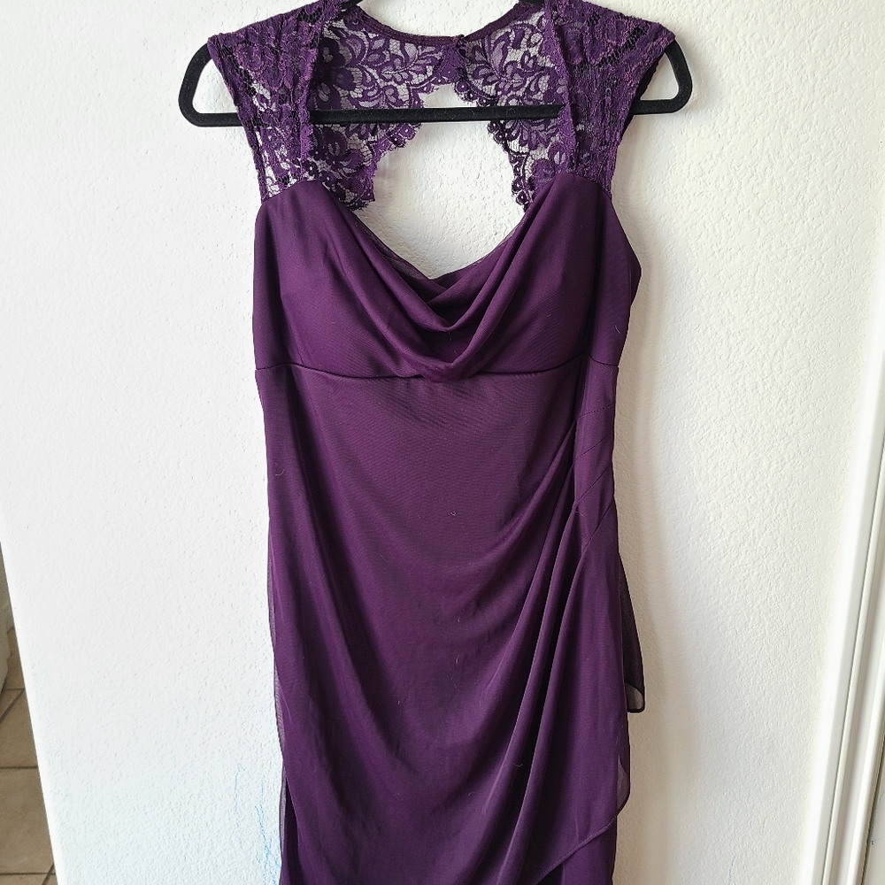 Xscape eggplant Wiggle Dress